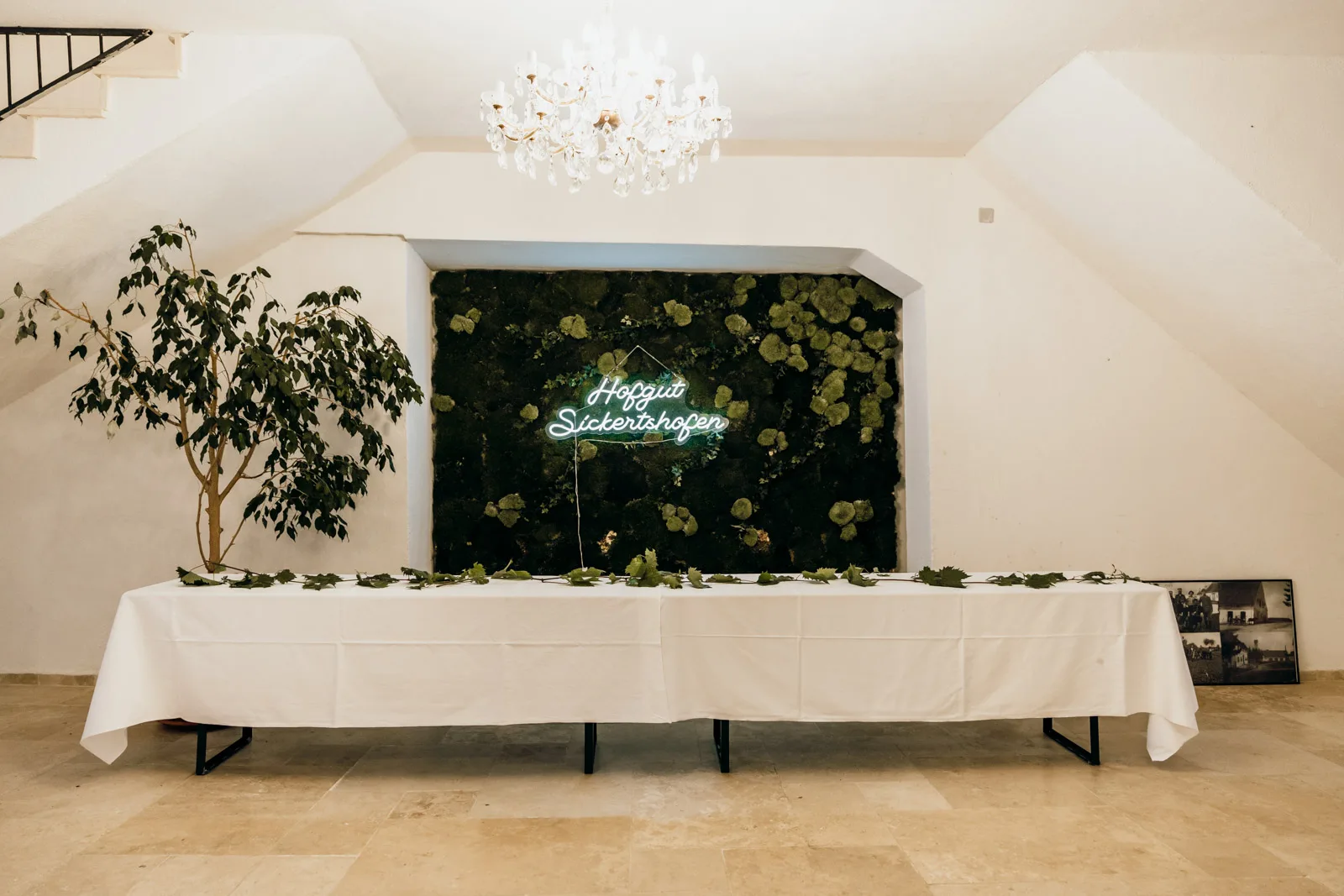 Orangerie im Hofgut Sickertshofen mit Bestuhlung für Workshops und Seminare